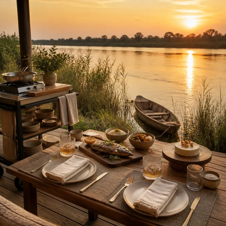 What a Private Chef Dinner on the Zambezi Actually Looks Like, From Sundowners to Dessert