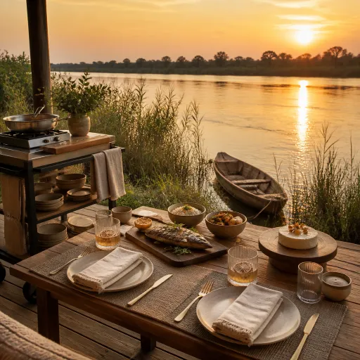 What a Private Chef Dinner on the Zambezi Actually Looks Like, From Sundowners to Dessert