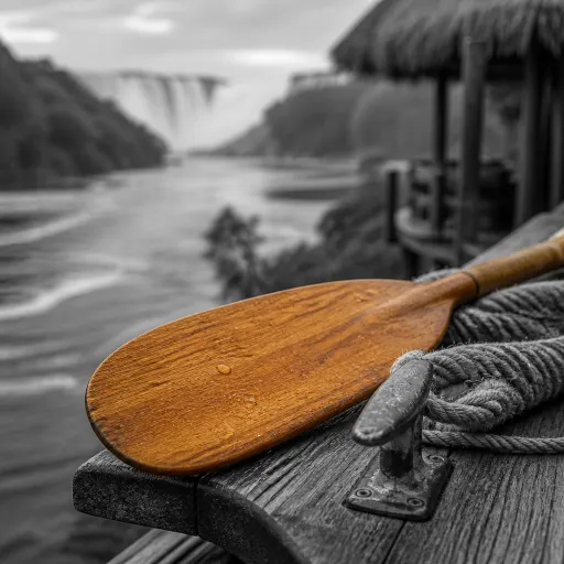 Tongabezi lodge on the Zambezi river near Victoria Falls